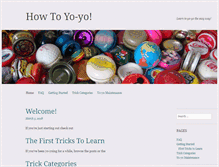 Tablet Screenshot of howtoyoyo.com